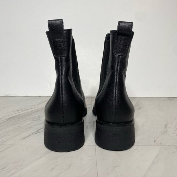 Paul Green Black Leather Chelsea Bootie 5 / 7.5 - Picture 3 of 15